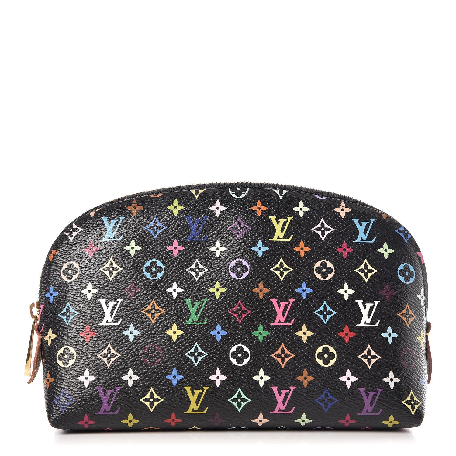 Louis Vuitton Monogram Multicolor Cosmetic Pouch Black Grenade 1 of 10