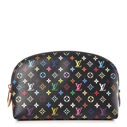 Louis Vuitton Monogram Multicolor Cosmetic Pouch Black Grenade 1 of 10