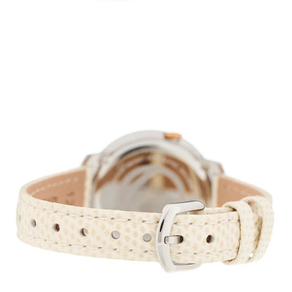 Fendi Stainless Steel Calfskin 28mm Run Away Quartz Watch Ivory 3 of 5