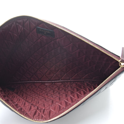 Chanel Caviar Quilted Large Cosmetic Case Black 5 of 7