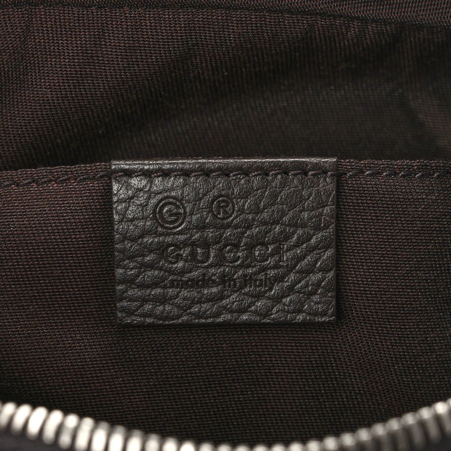 Monogram Belt Bag Dark Brown