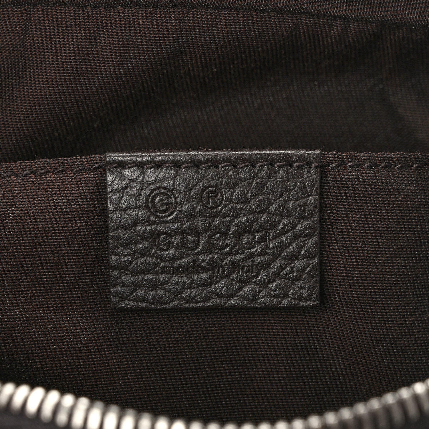 Gucci Monogram Belt Bag Dark Brown 6 of 9