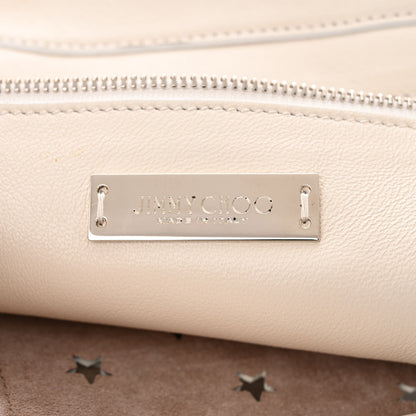 Jimmy Choo Nappa Perforated Star Sofia Shoulder Bag White 6 of 11