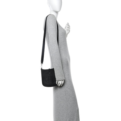 Hermes Taurillon Clemence Evelyne TPM Black 2 of 11