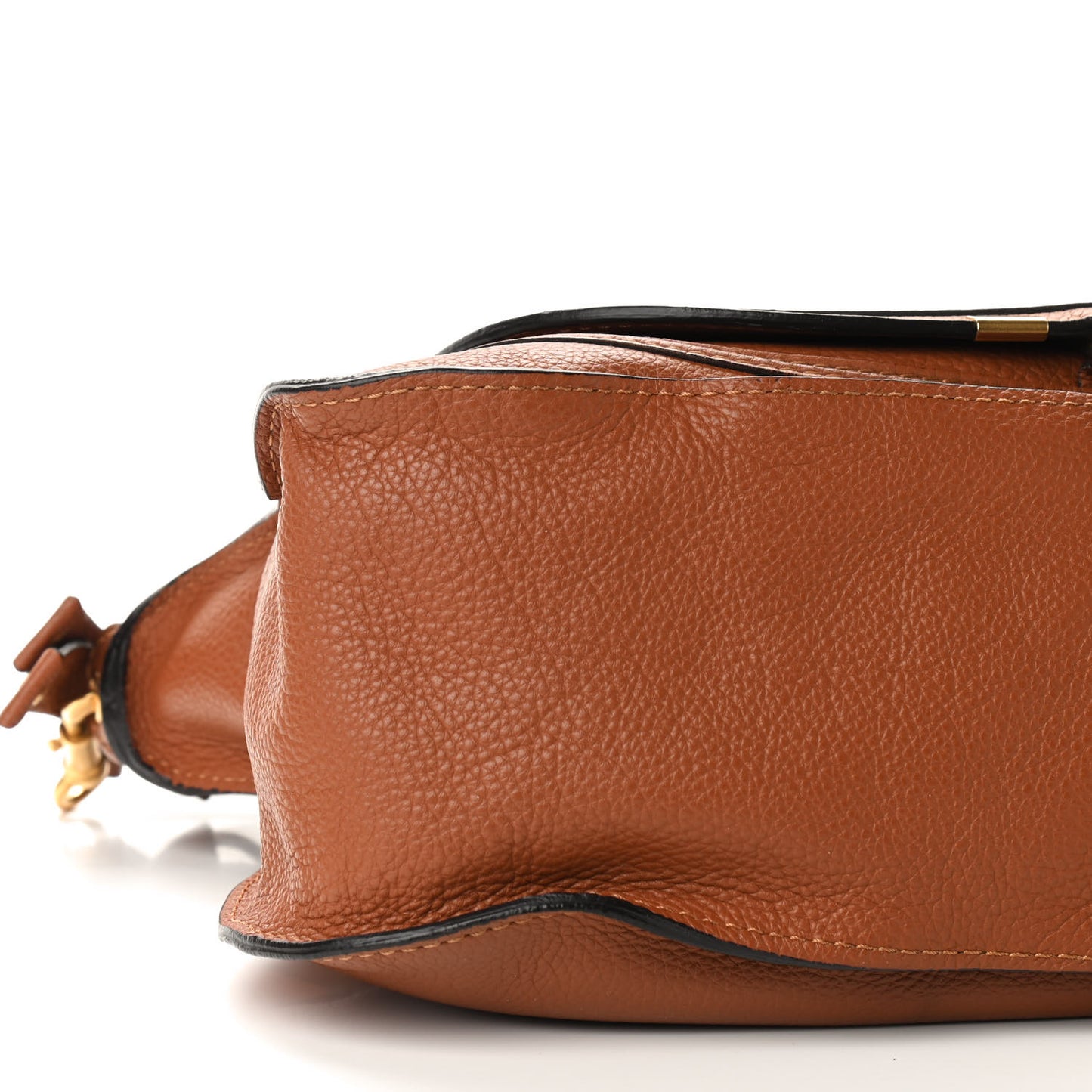 Calfskin Medium Marcie Satchel Tan