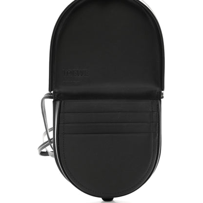 Loewe Soft Calfskin Mini Heel Pouch Black 5 of 11