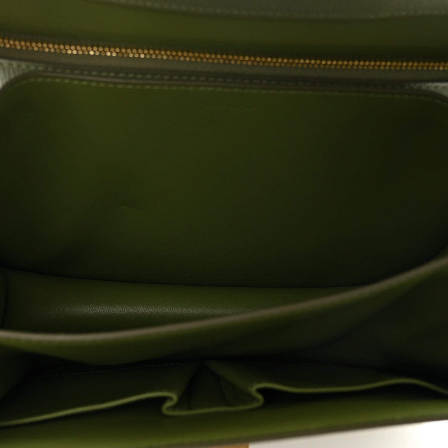 Celine Liege Calfskin Medium Classic Box Flap Bag Army Green 6 of 11