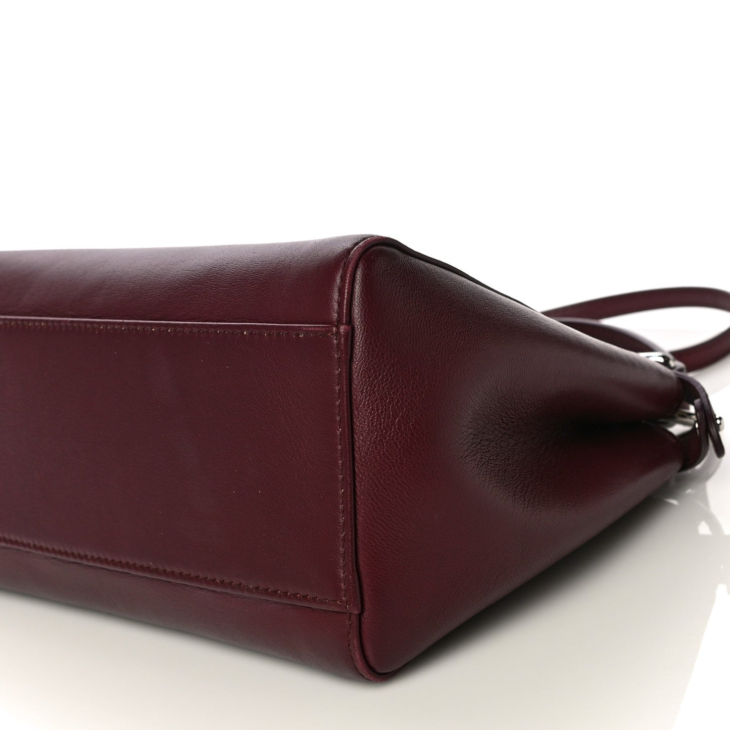 Nappa Mini Peekaboo Iconic Satchel Bordeaux