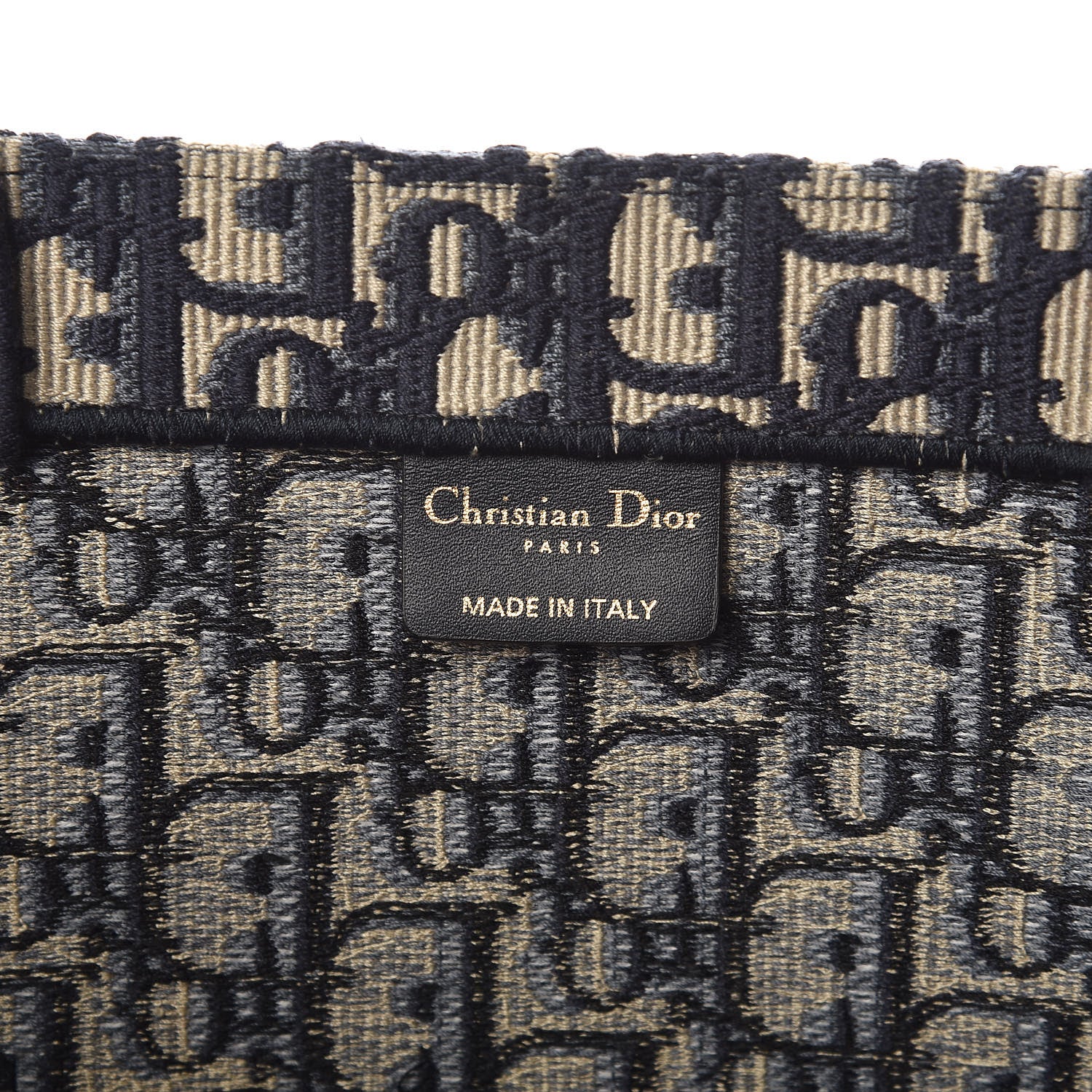 Christian Dior Oblique Book Tote Blue Multicolor 8 of 9