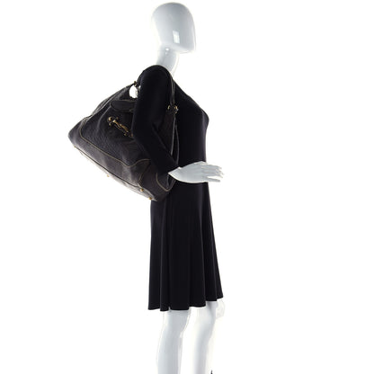 Gucci Guccissima Large New Pelham Shoulder Bag Dark Brown 3 of 15
