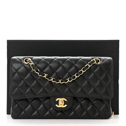 Chanel Caviar Quilted Medium Double Flap Black 11 of 11