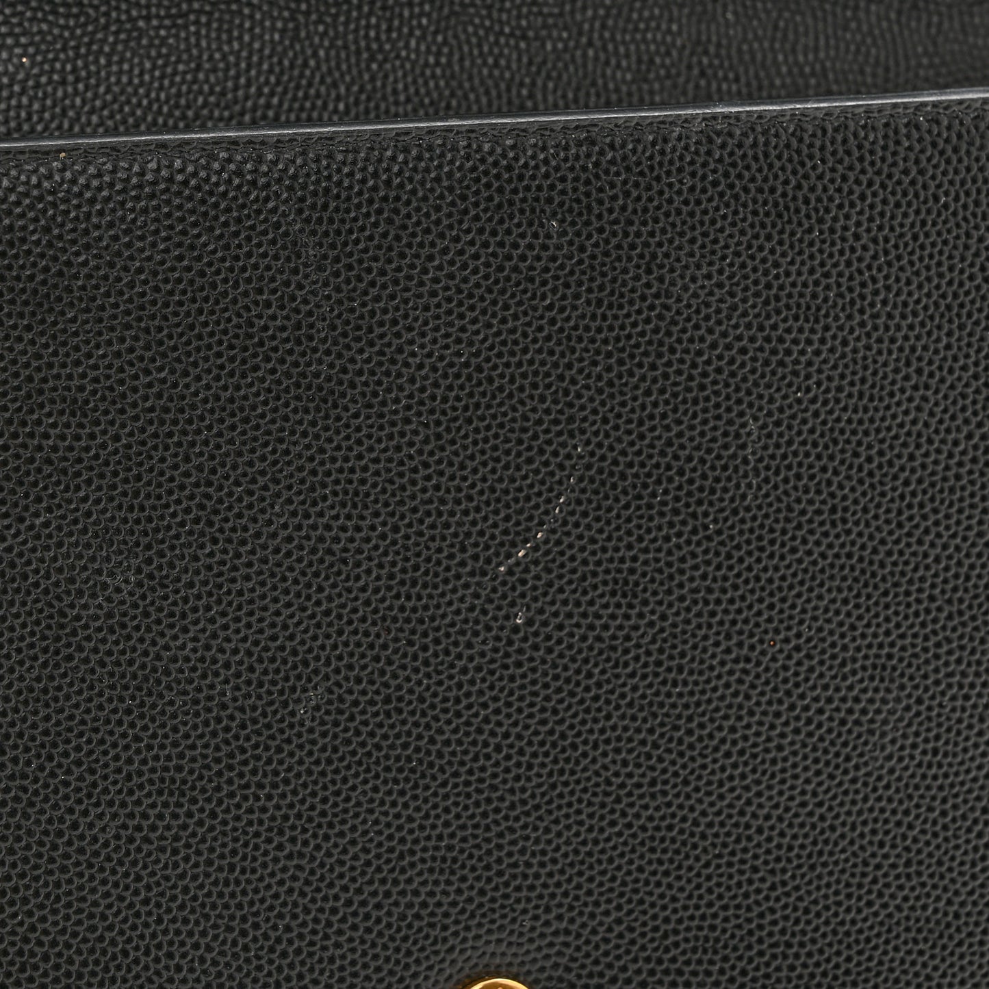 Grain De Poudre Monogram Chain Wallet Black