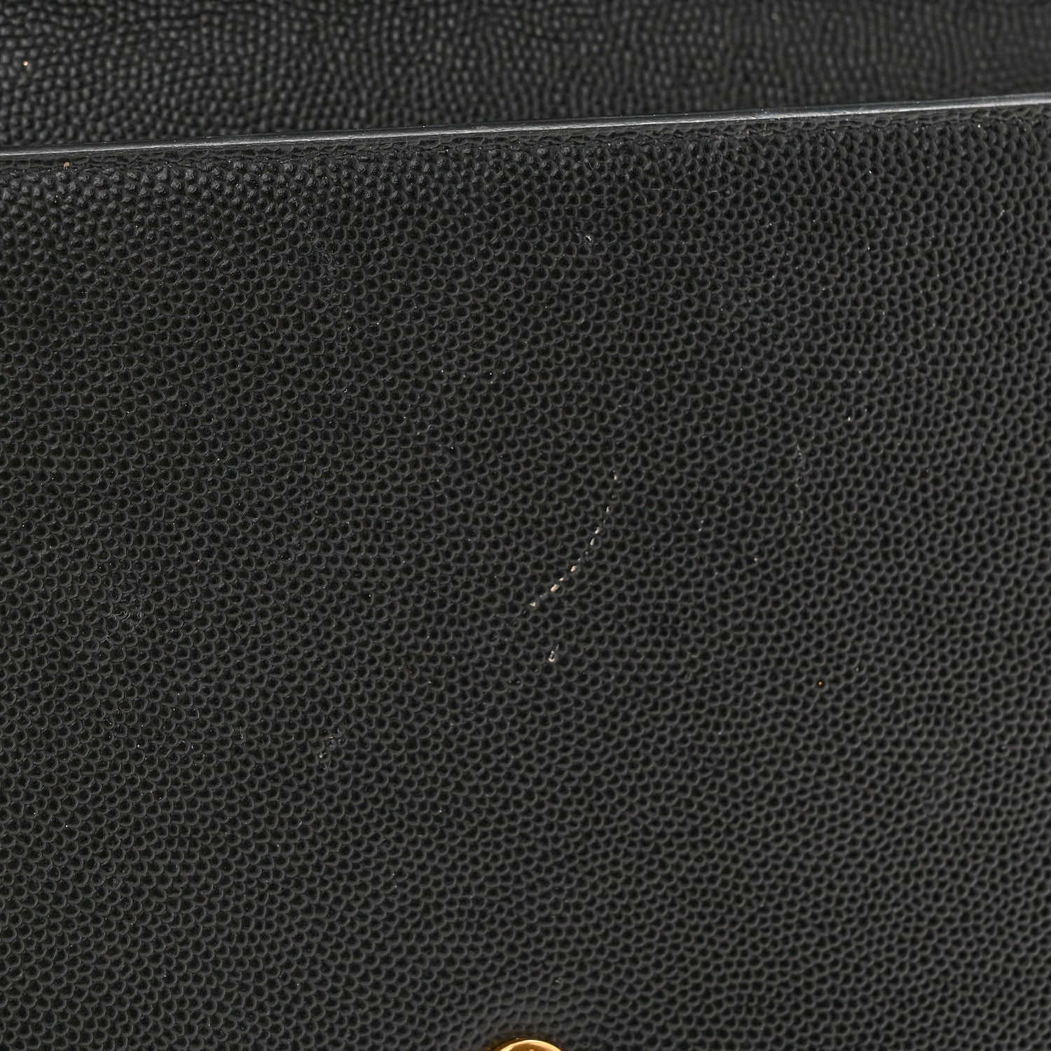 Saint Laurent Grain De Poudre Monogram Chain Wallet Black 12 of 17