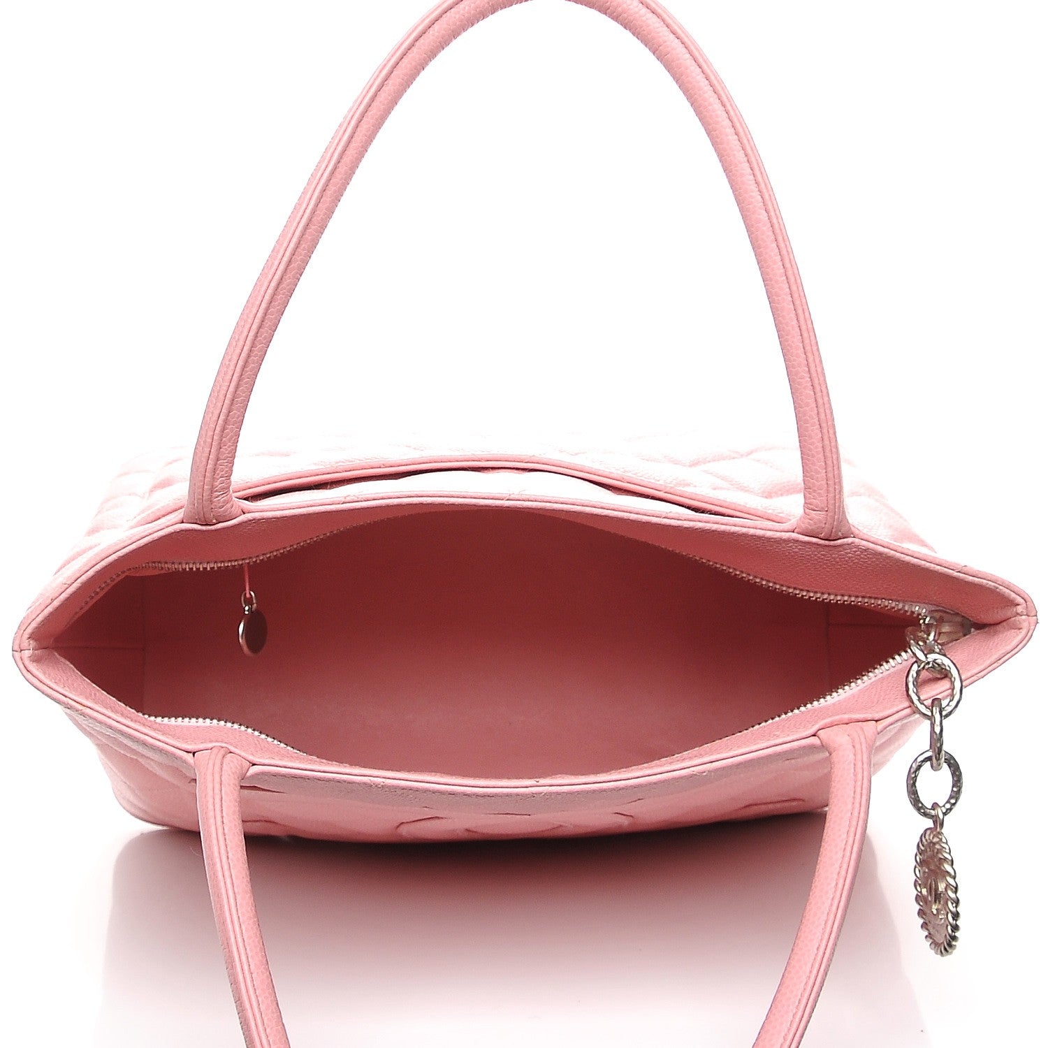 Chanel Caviar Quilted Medallion Tote Light Pink 5 of 7