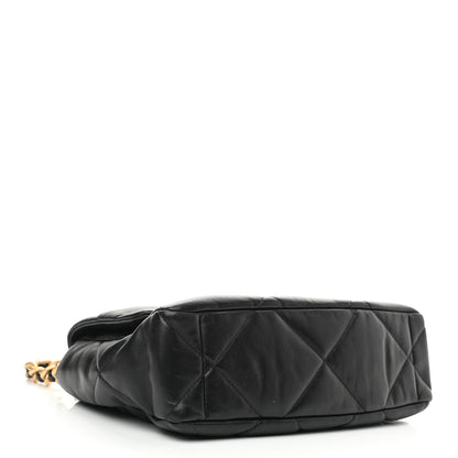 Chanel Lambskin Quilted Large Chanel 19 Flap Black 4 of 10