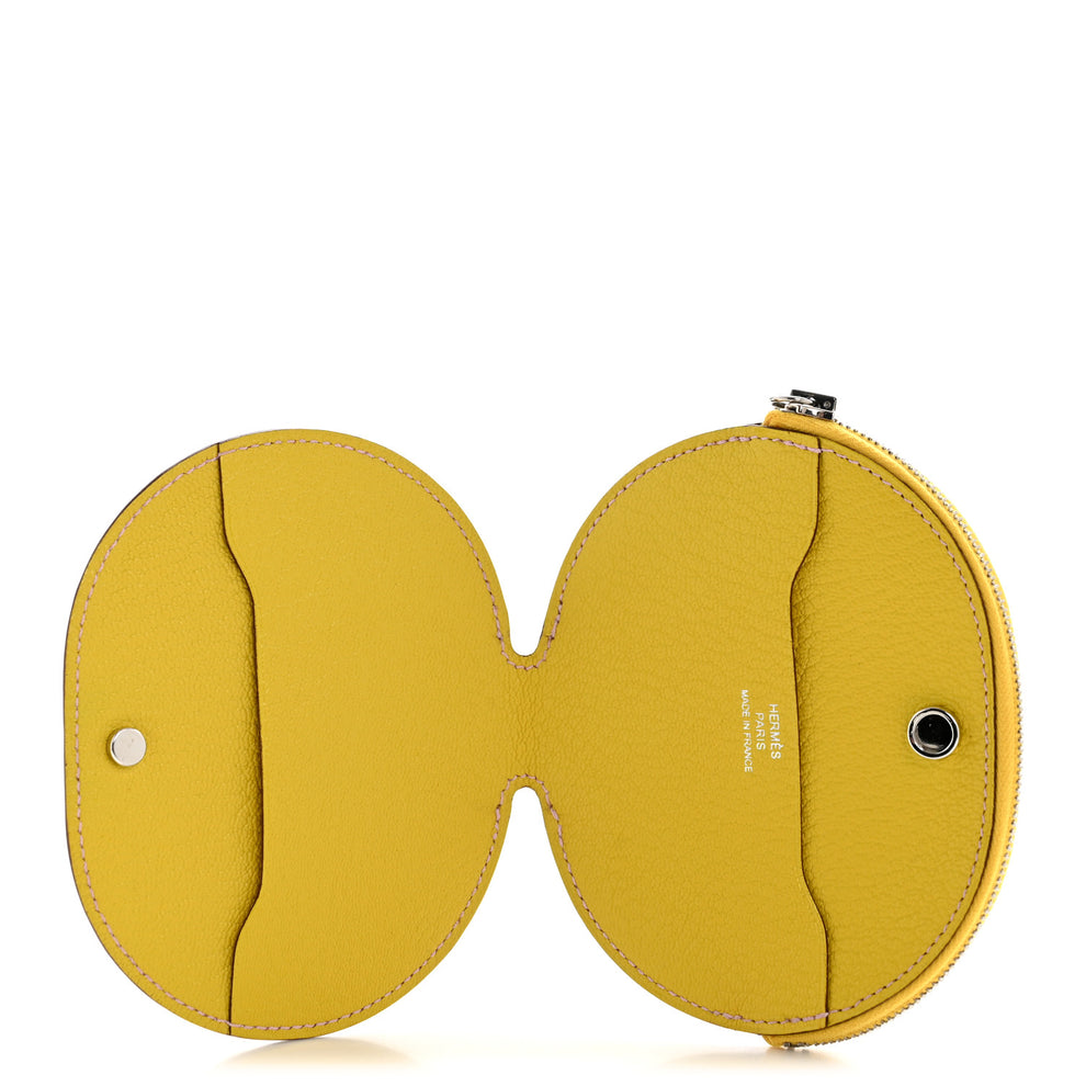 Hermes Chevre Mysore Mini In-The-Loop Card Holder Jaune De Naples ...