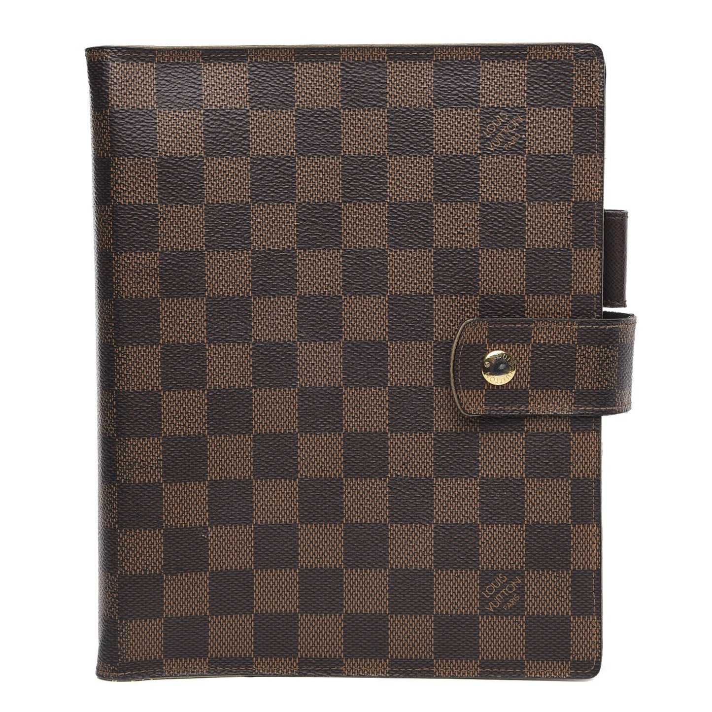 Damier Ebene Large Ring Agenda Cover