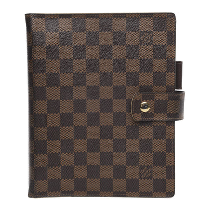 Louis Vuitton Damier Ebene Large Ring Agenda Cover 1 of 13