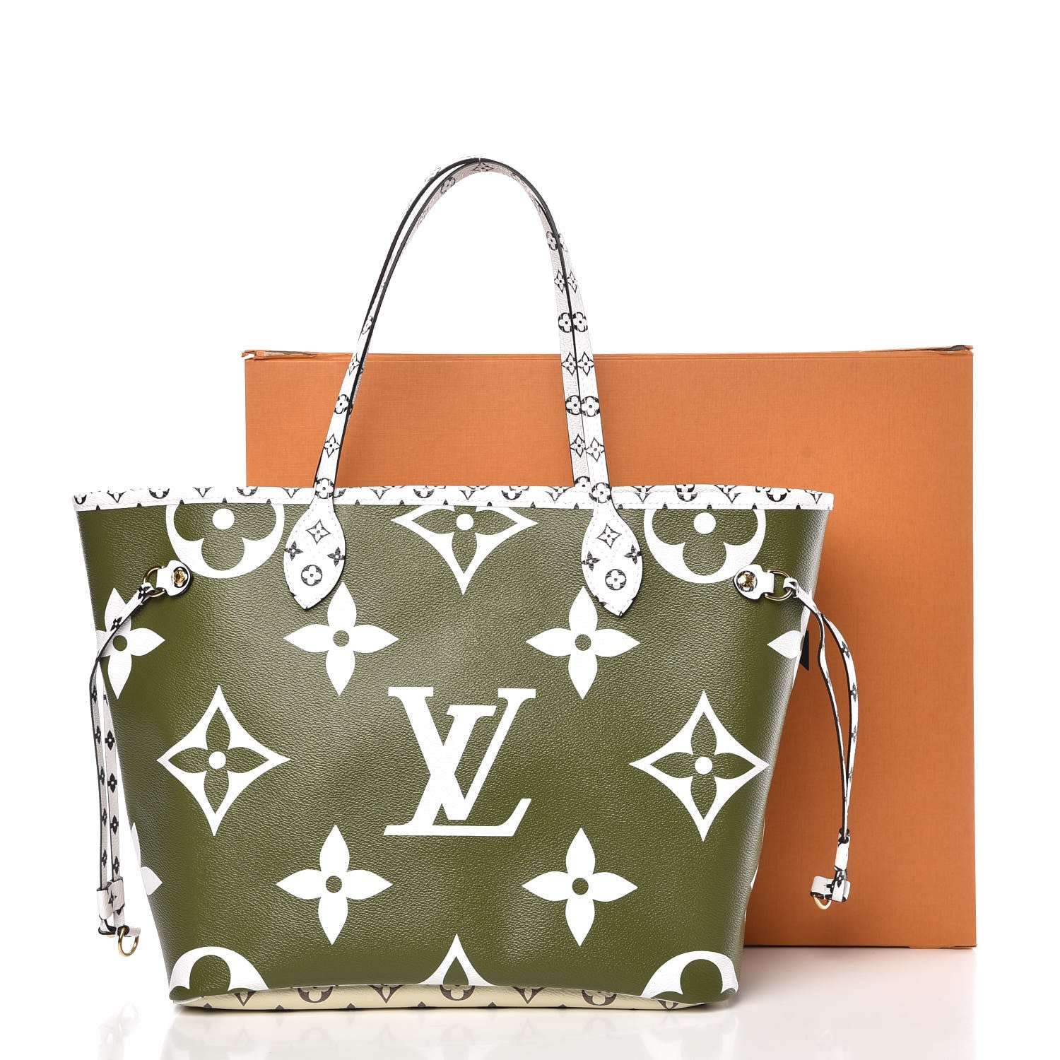 Louis Vuitton Monogram Giant Neverfull MM Kaki 13 of 13