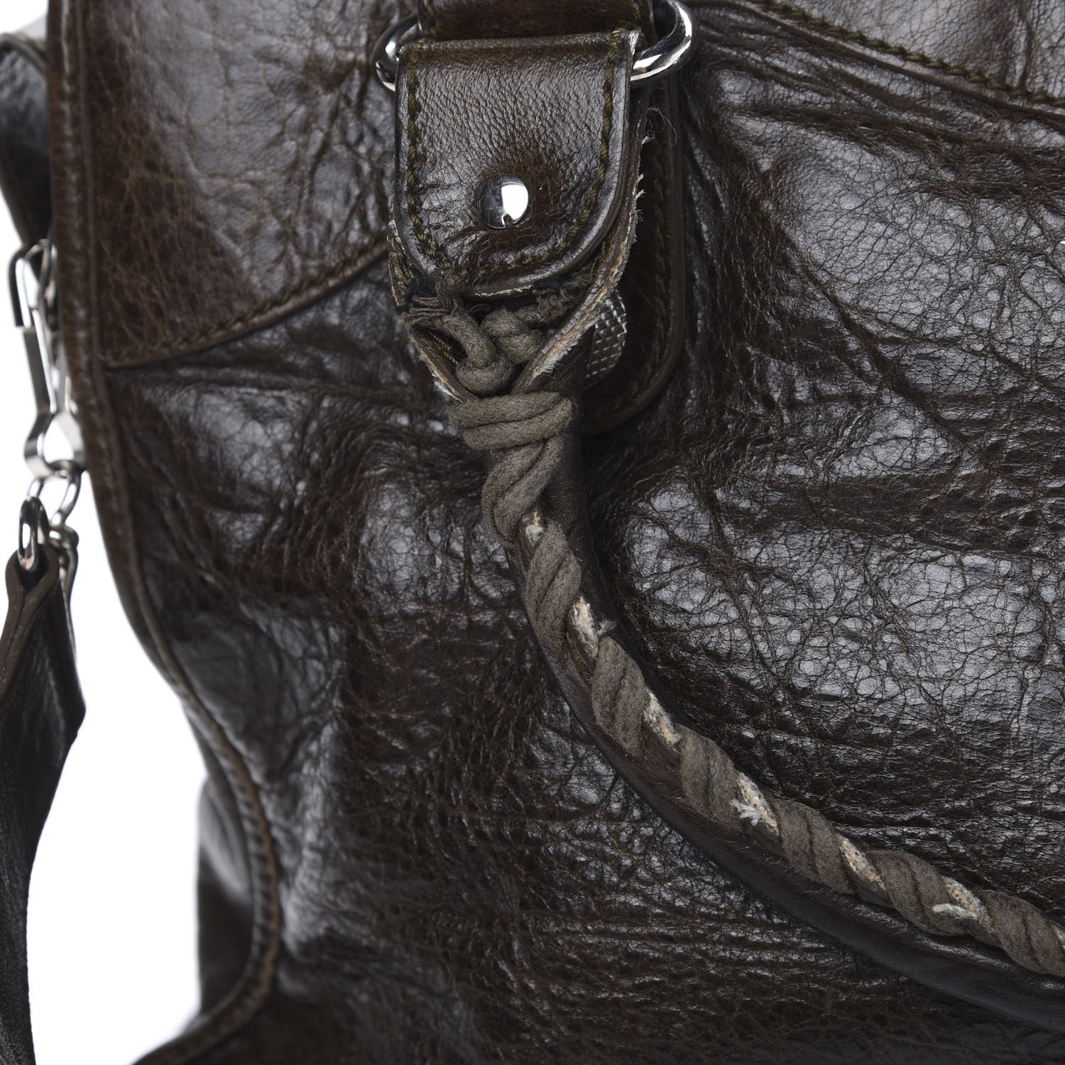 Balenciaga Chevre Giant 21 Silver Hardware City Vert Fonce 12 of 14