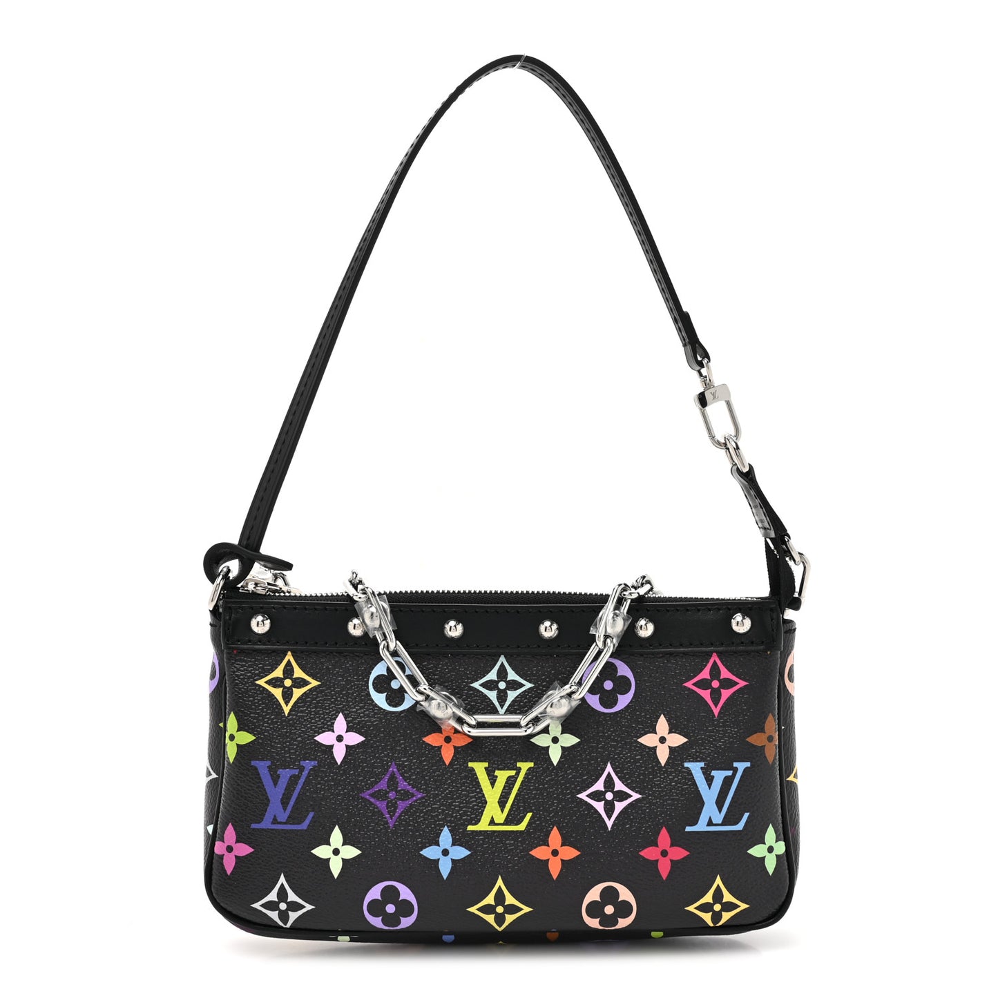 LV X TM Monogram Multicolor Pochette Accessories Black