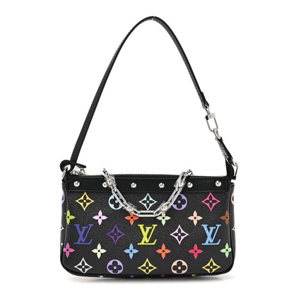 Louis Vuitton LV X TM Monogram Multicolor Pochette Accessories Black 1 of 10