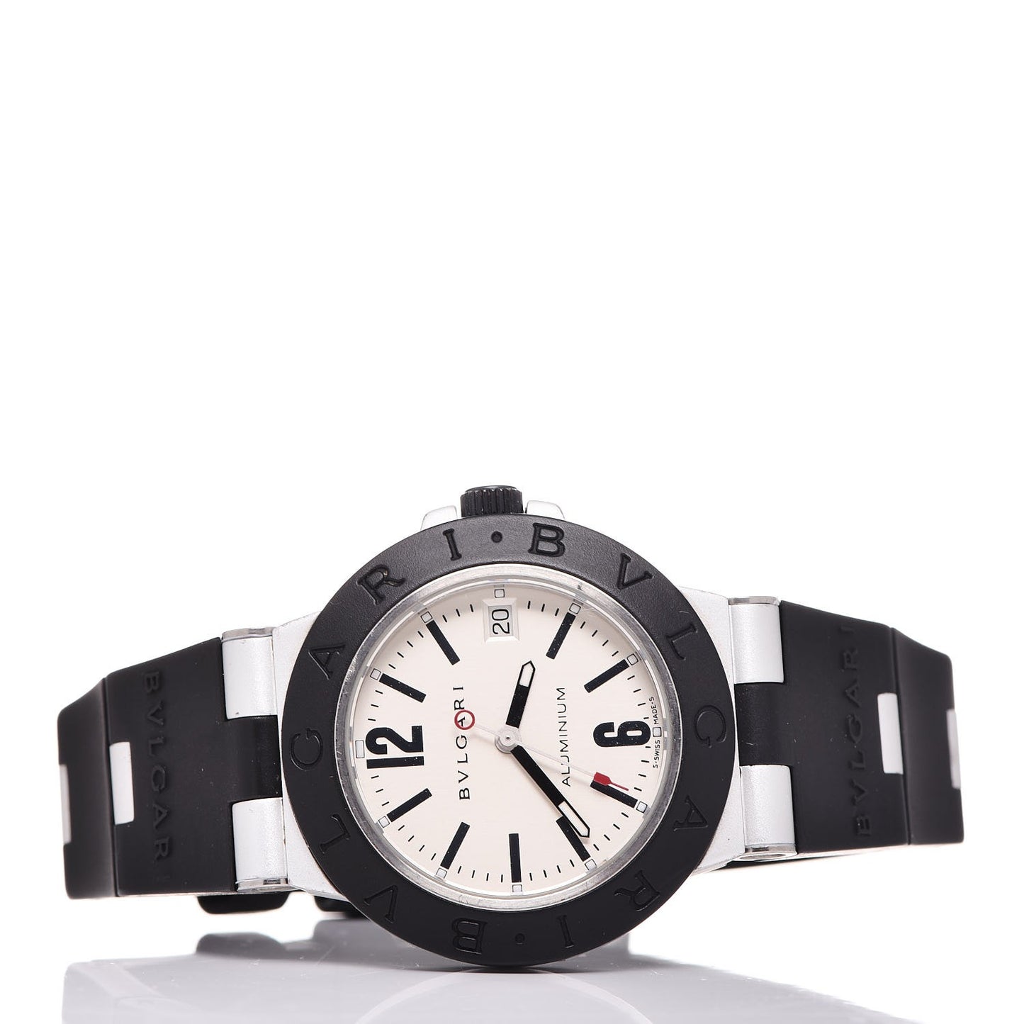 Aluminum Rubber 38mm Diagono Quartz Watch