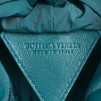 Bottega Veneta Lambskin Knit Small The Point Triangle Bag Mallard 6 of 9
