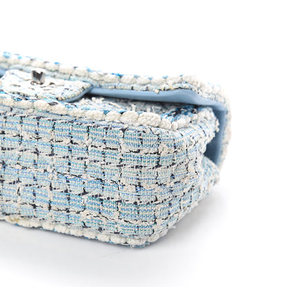 Chanel Tweed Braid Mini Flap Blue White Navy 9 of 9
