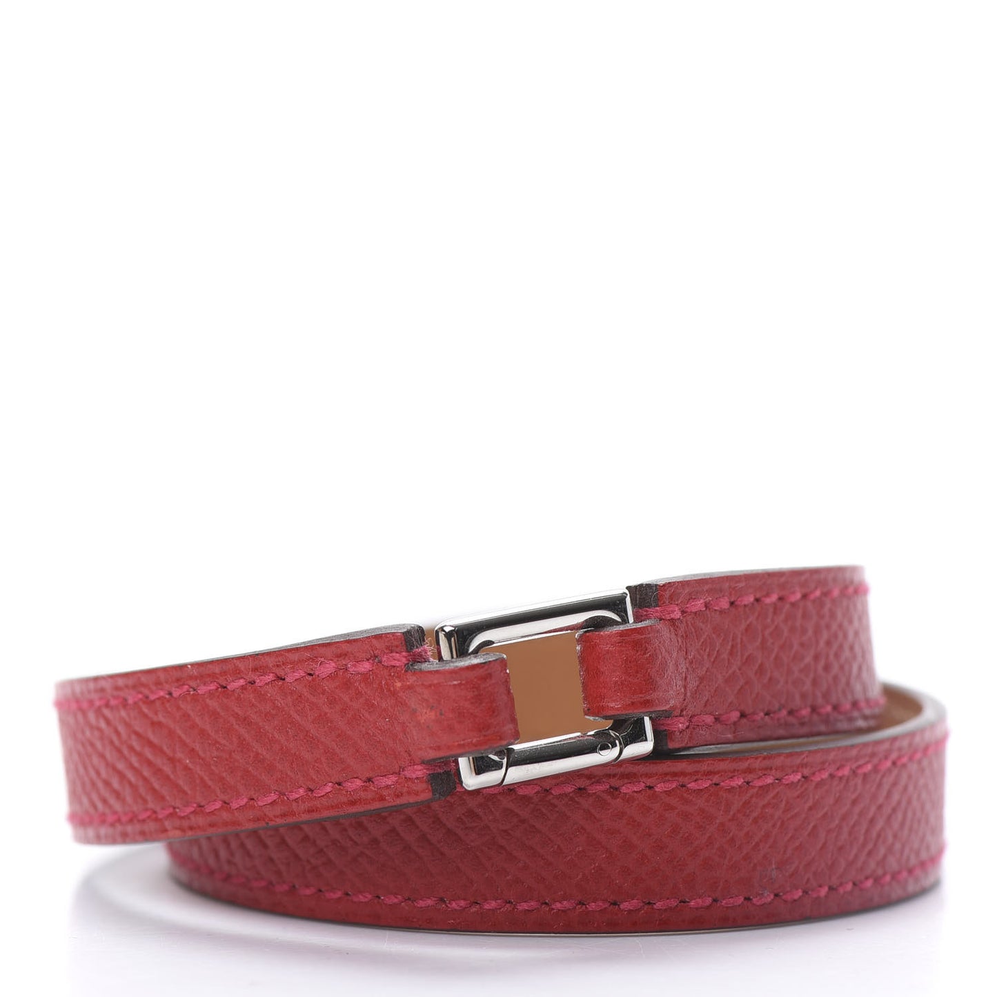Epsom Rivale Double Tour Bracelet M Rouge Casaque