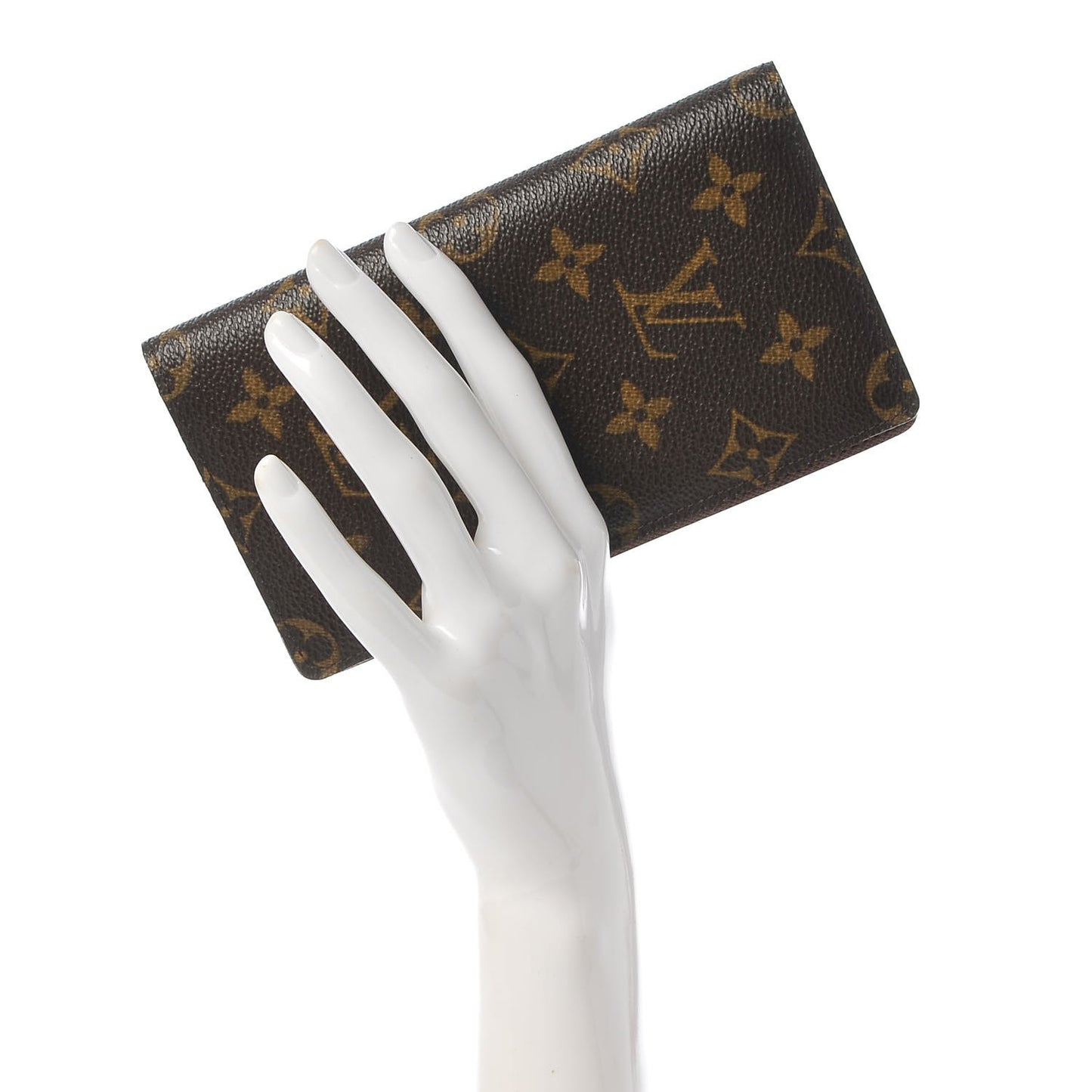 Monogram Checkbook Holder Wallet