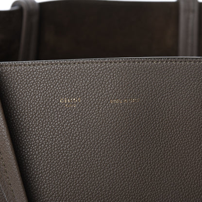 Celine Soft Grained Calfskin Small Belt Cabas Phantom Taupe 9 of 11