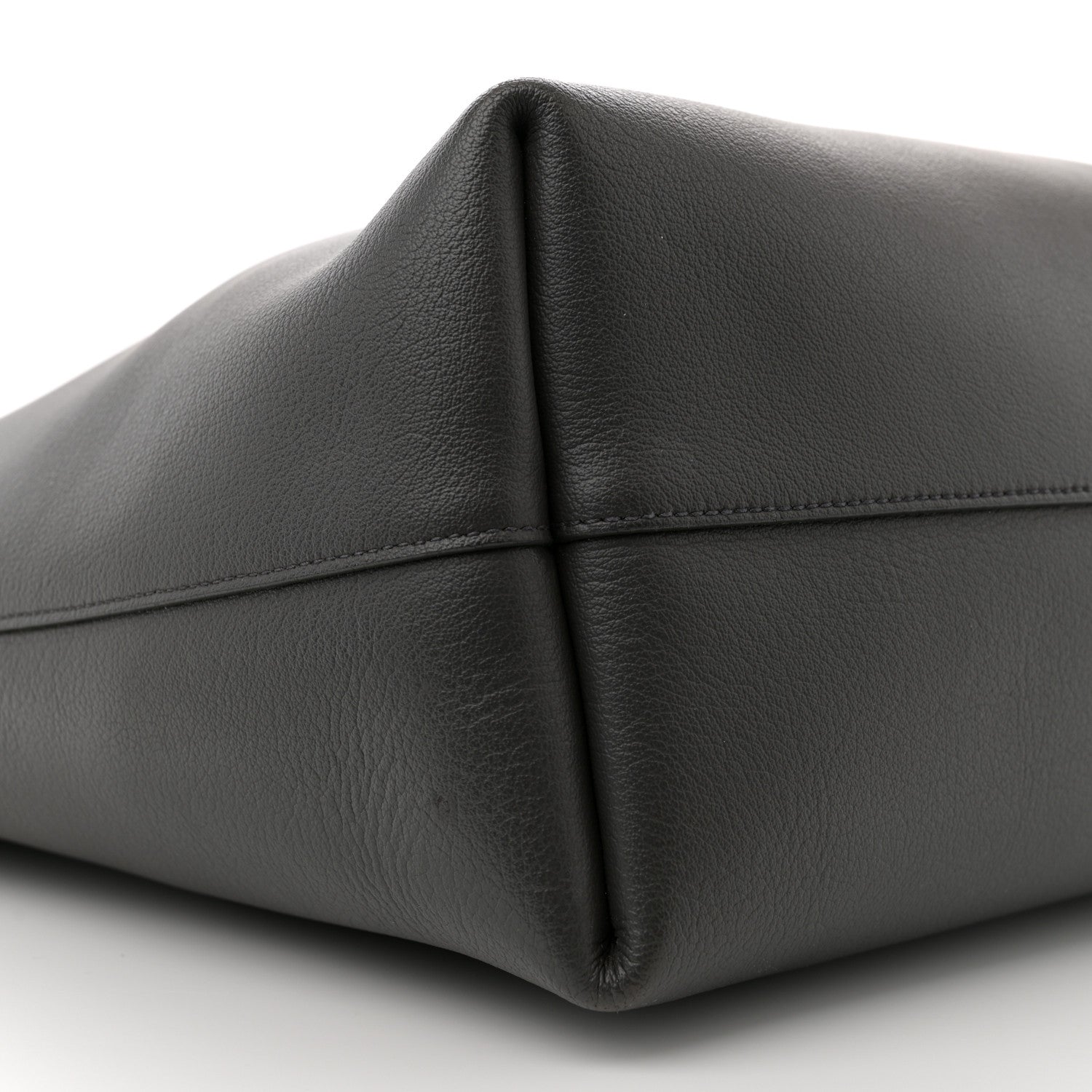 Saint Laurent Calfskin Large Shopping Tote Fog 10 of 13