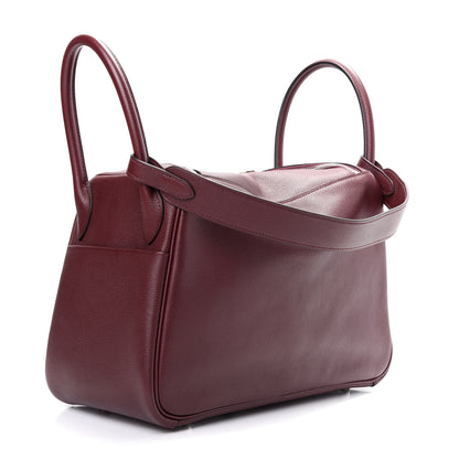Hermes Evercolor Lindy 30 Bordeaux 3 of 11