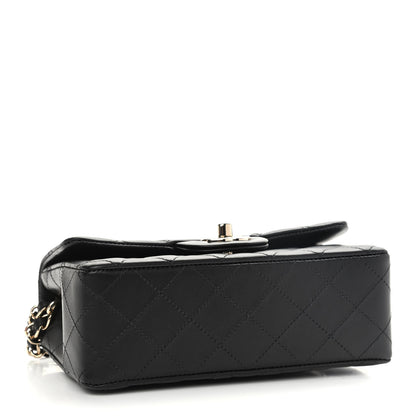 Chanel Lambskin Quilted Mini Rectangular Flap Black 4 of 11