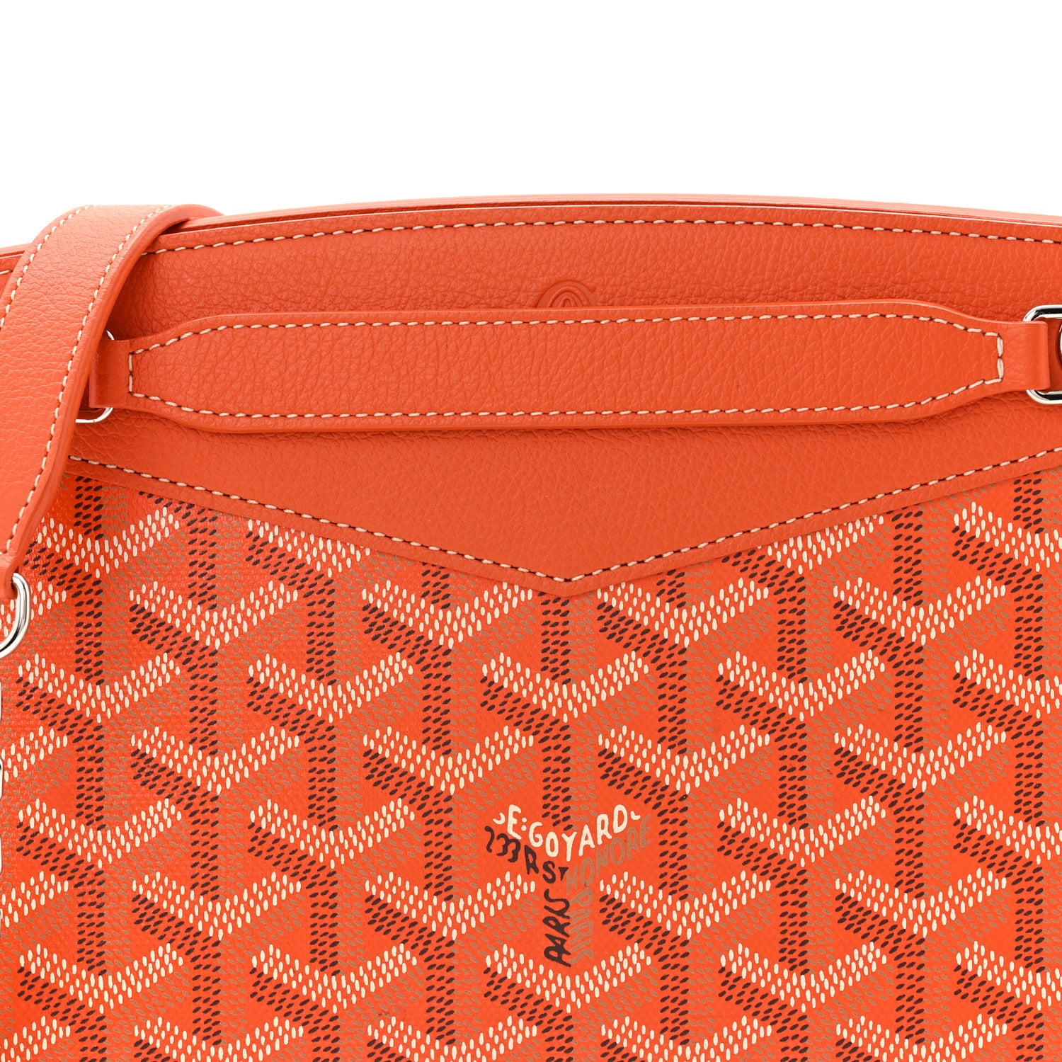 Goyard Goyardine Mini Rouette Structure Orange 7 of 10