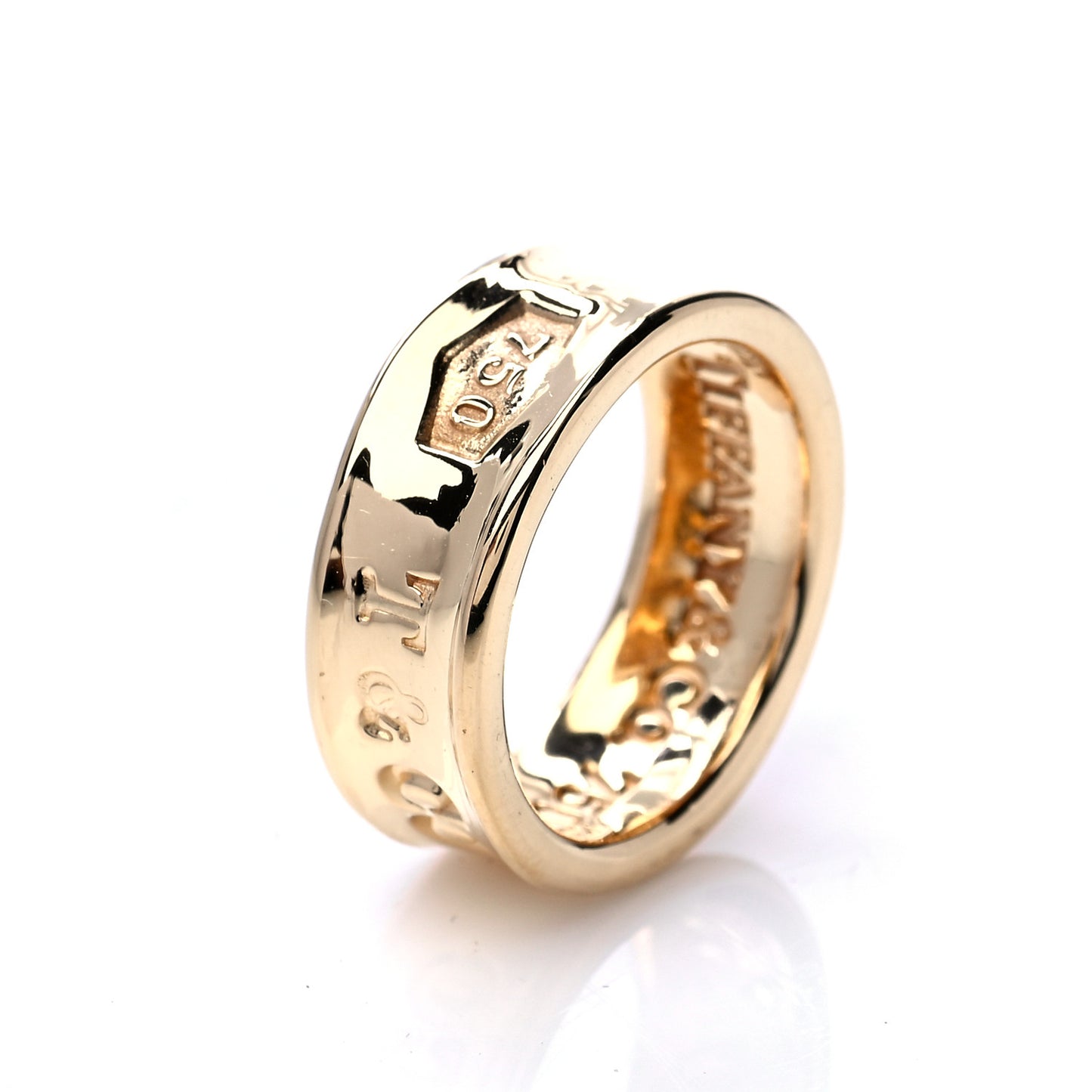 18K Yellow Gold 1837 Band Ring 44 3