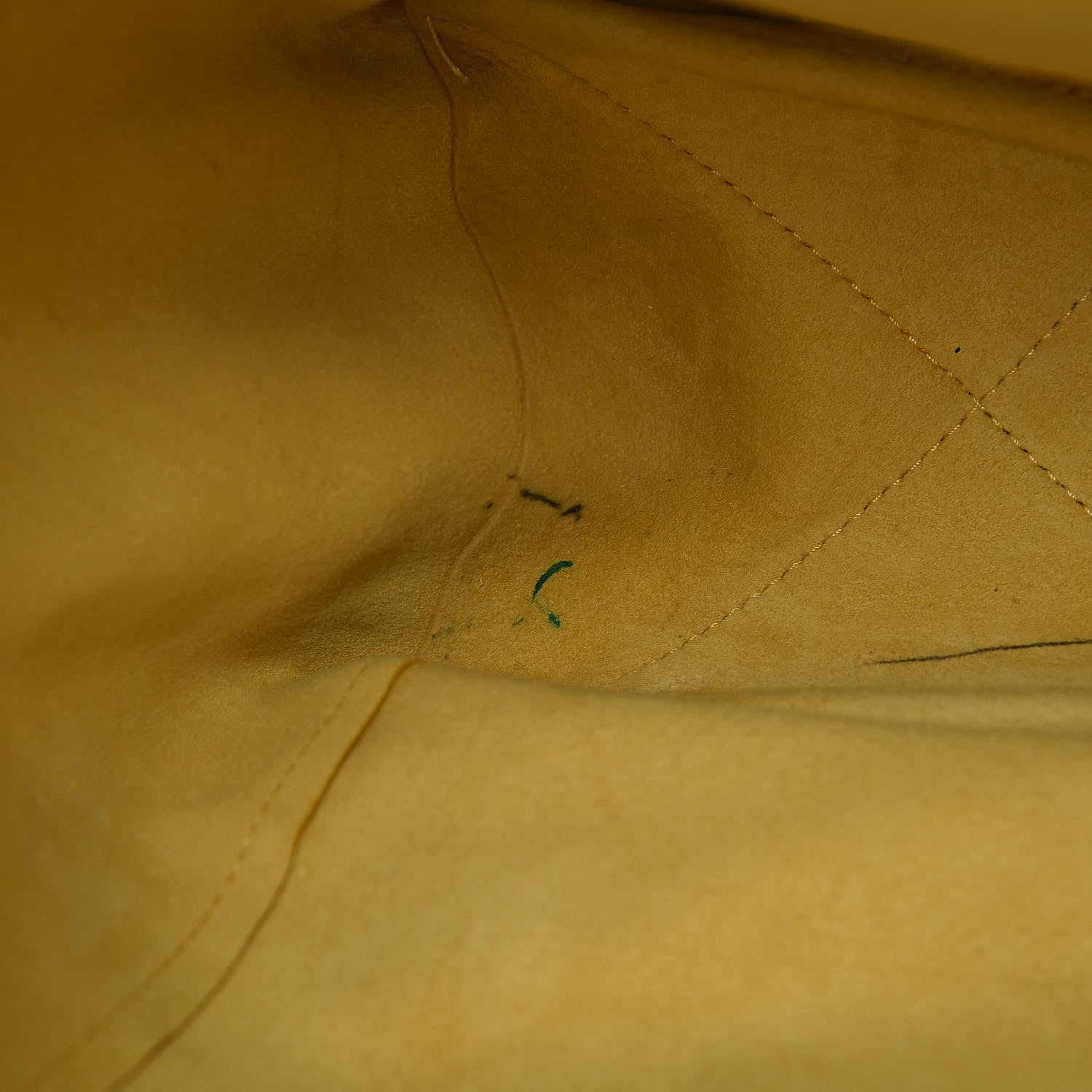 Celine Lambskin Vertical Bi-Cabas White Sun Yellow 9 of 14