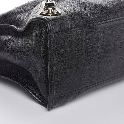 Balenciaga Chevre Gold Metallic Edge Hardware City Black 9 of 10