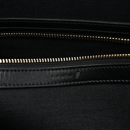 Celine Canvas Calfskin Horizontal Cabas Black 7 of 11