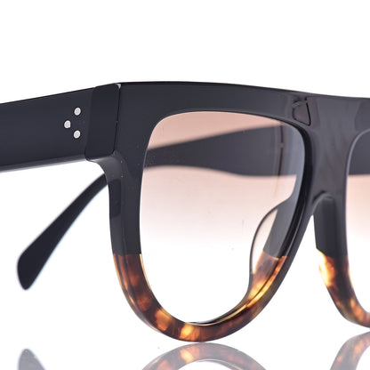 Celine Shadow Sunglasses CL 41026/S Black Havana 7 of 8