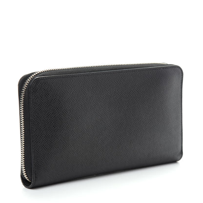 Louis Vuitton Taiga Zippy Organizer Wallet Black 3 of 8