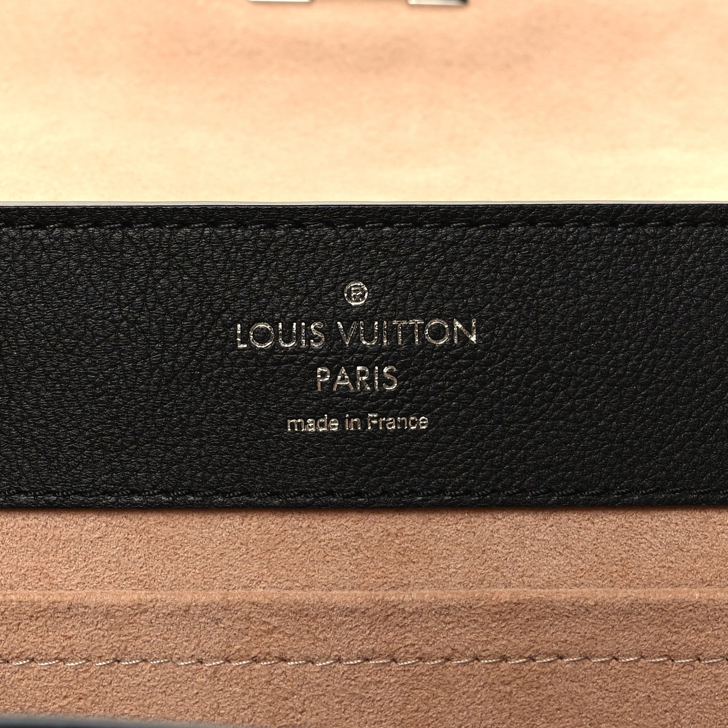 Louis Vuitton Calfskin Lockme Ever BB Black 6 of 9