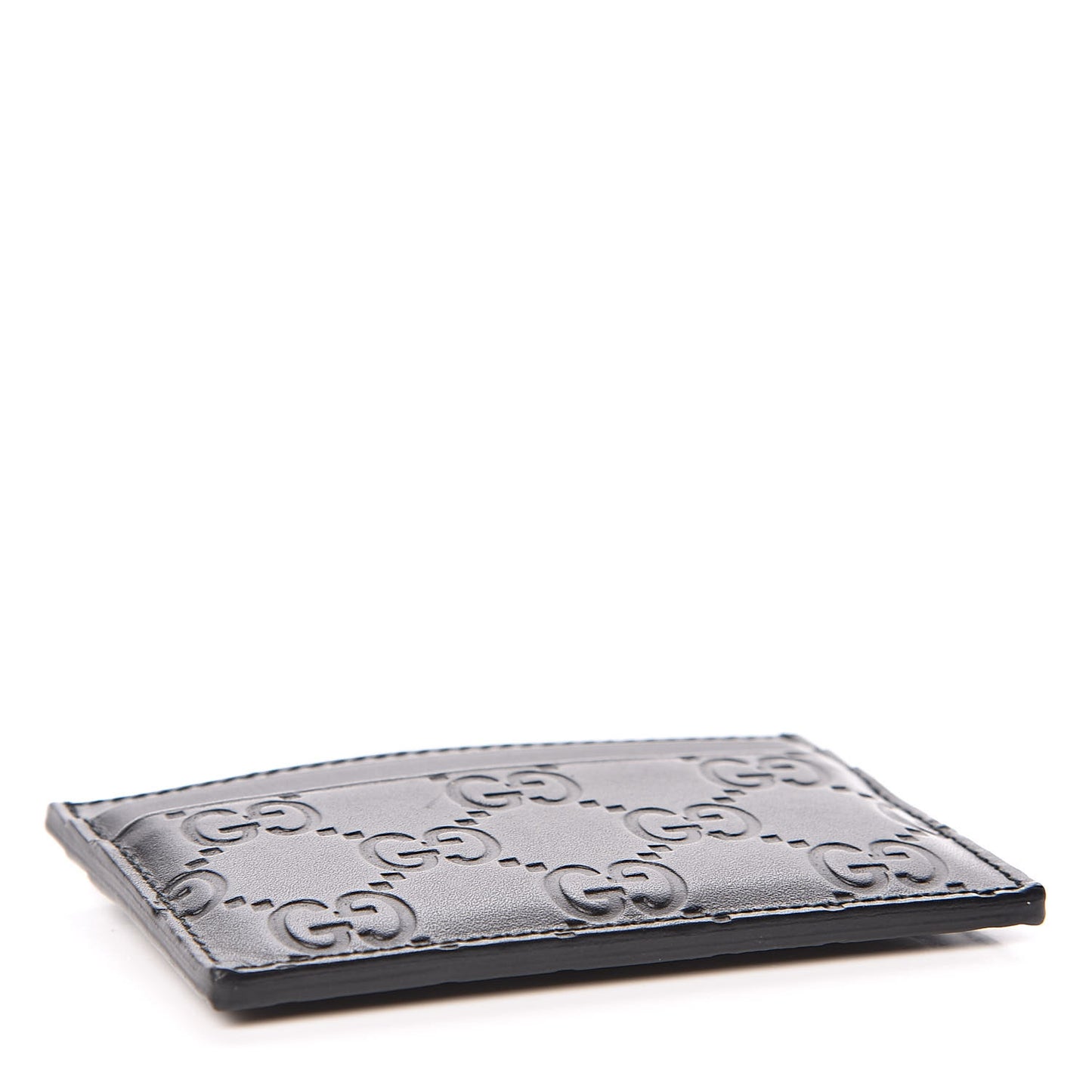 Guccissima Card Holder Black