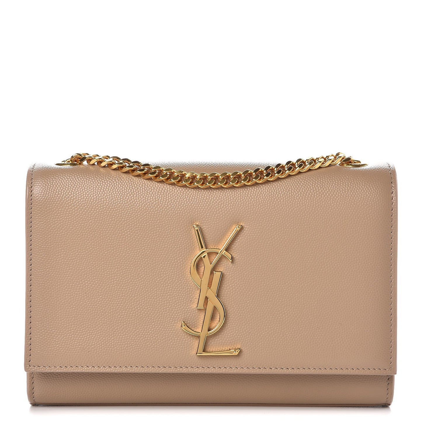Grain De Poudre Small Monogram Kate Satchel Nude Powder