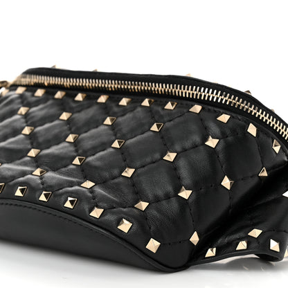 Valentino Garavani Nappa Rockstud Spike Belt Bag 95 Black 9 of 11