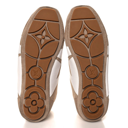 Louis Vuitton Suede Calfskin LV Sneakerina 41 Hazelnut Brown 6 of 10