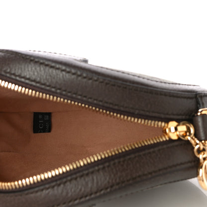 Gucci GG Supreme Monogram Web Mini Ophidia Round Shoulder Bag Brown 5 of 11