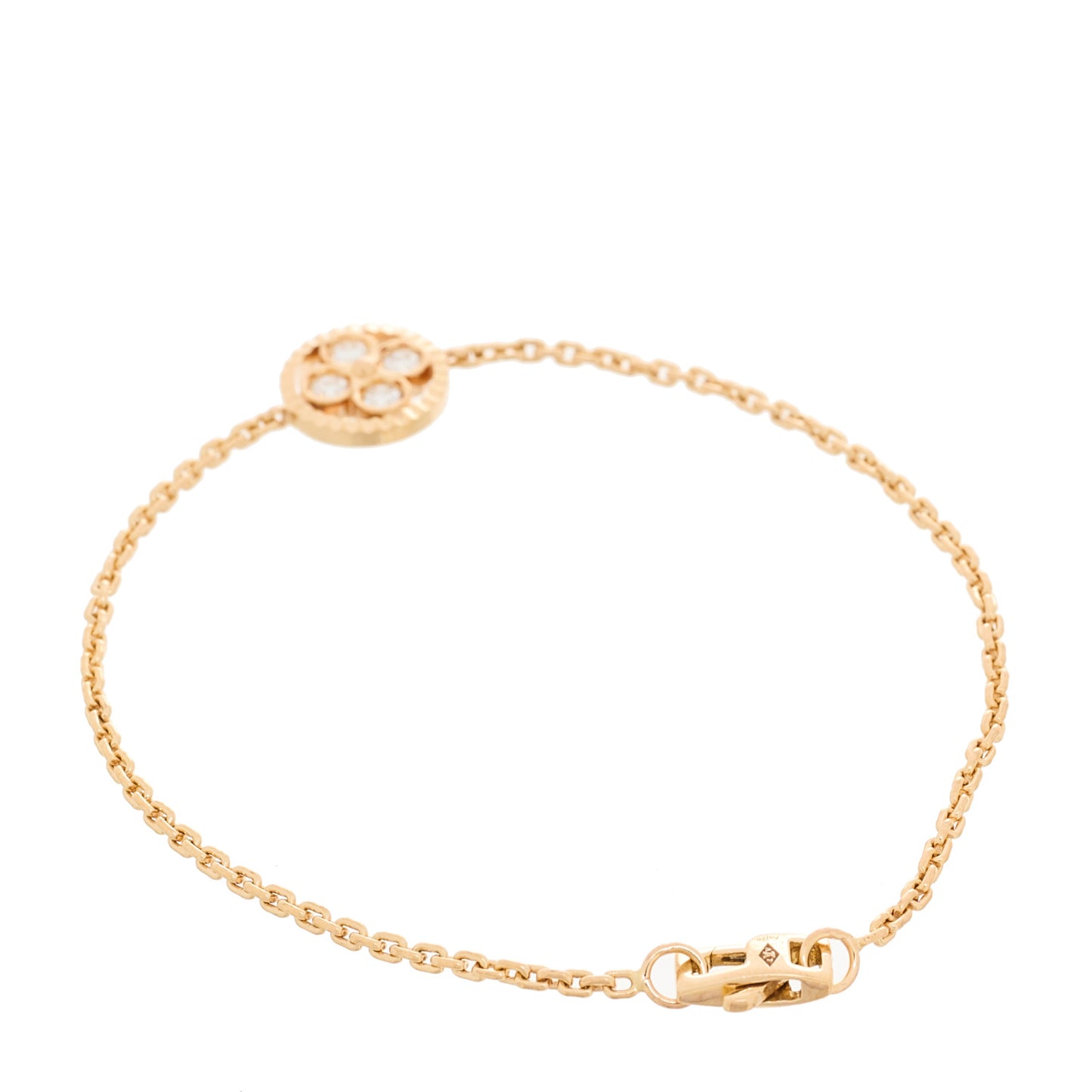18K Pink Gold Diamond Sun Blossom Bracelet