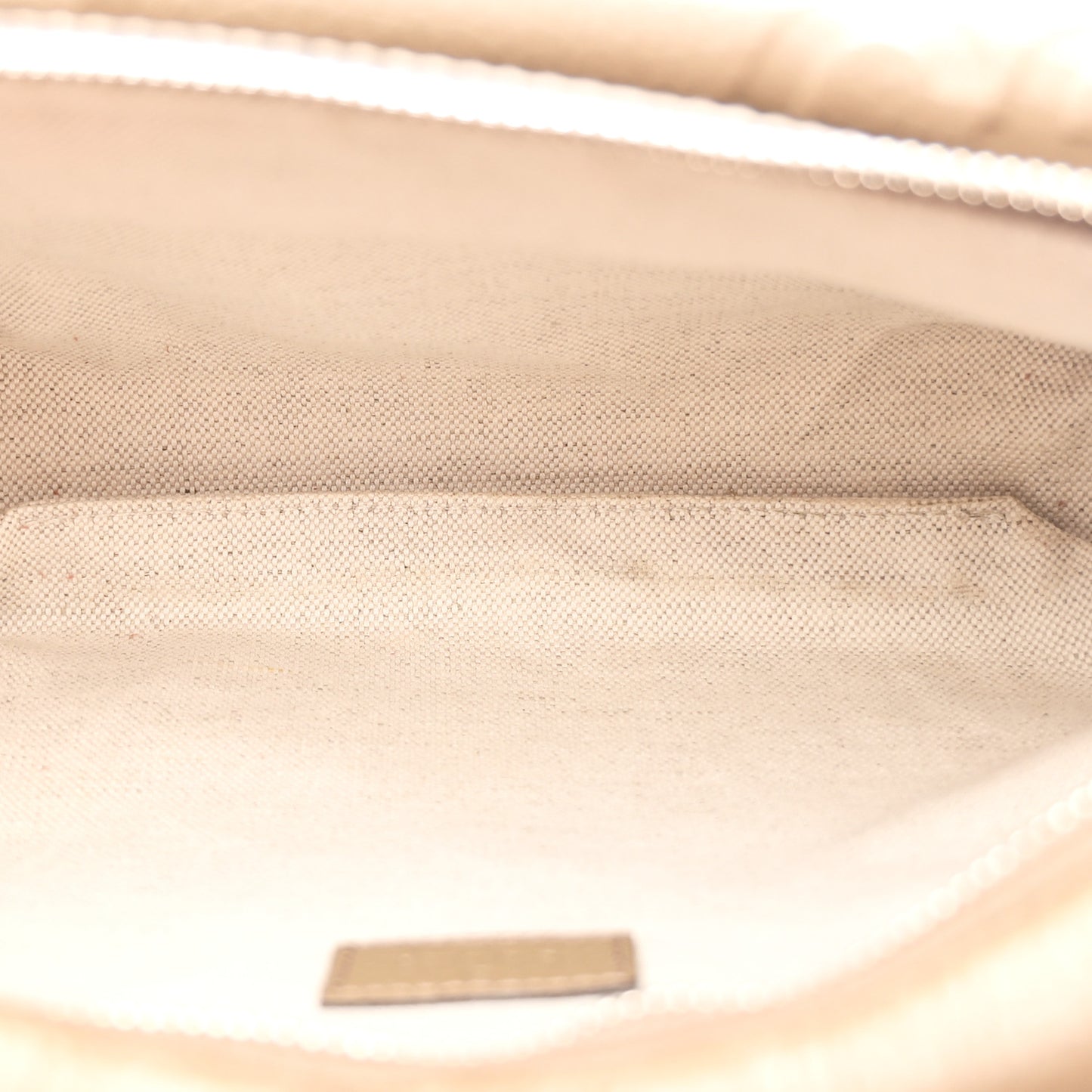 Piuma Calfskin Jumbo GG Embossed Pocket Belt Bag Good Taupe